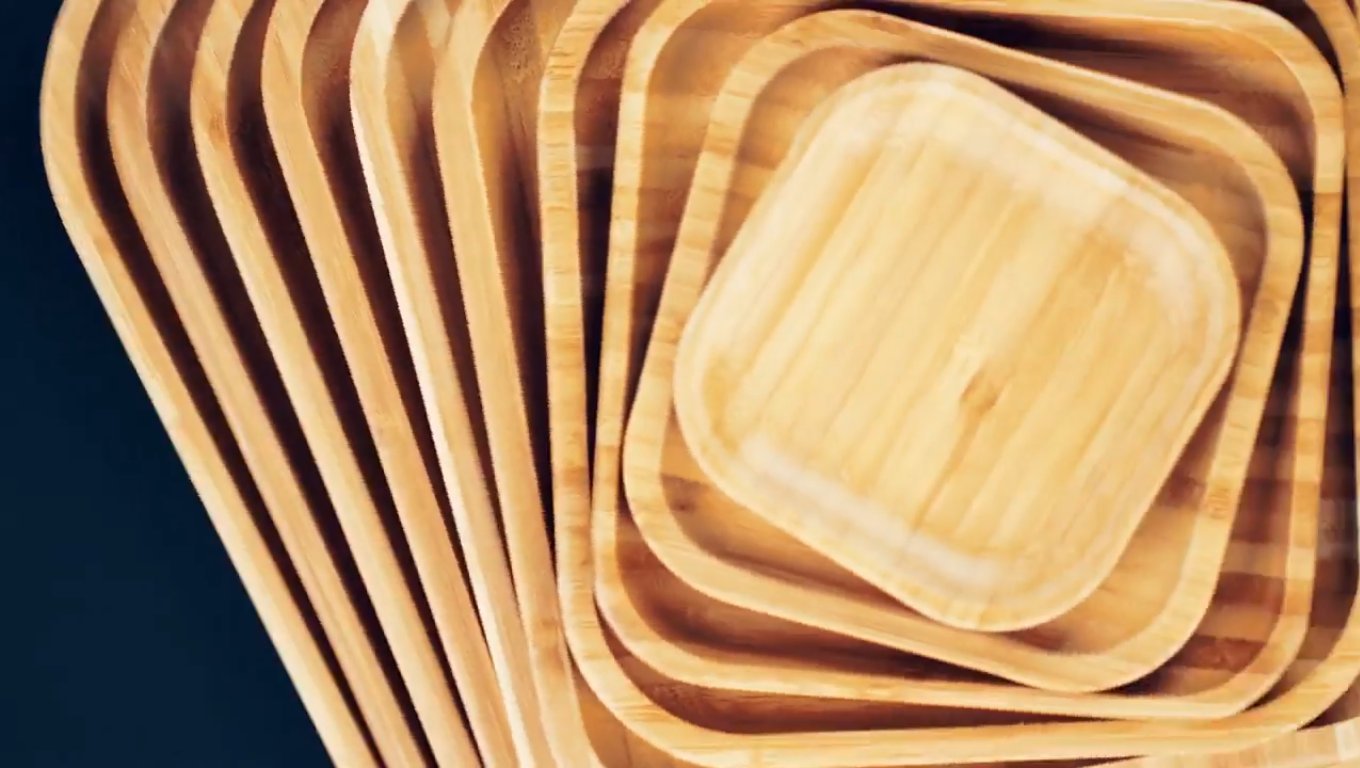 Bamboo Charcuterie Board 31.5" inch X 7.9" inch | 80 X 20 Cm Secondary image