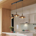 Stylish Copper 3 Pendant Light Fixture Umbrella Design~1482