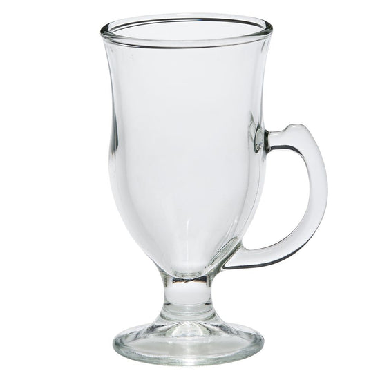 12 Glass Irish Coffee Mugs - 8 Oz