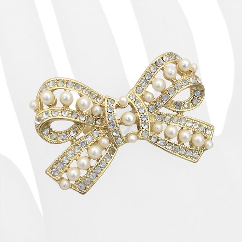 Beautiful Fashion Bow Ribbon Stretch Ring