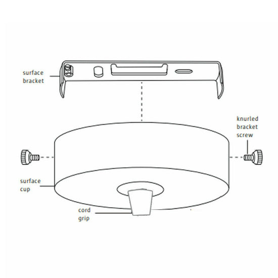 55mm Ceiling Rose Strap Bracket Strap Brace Plate with Accessories