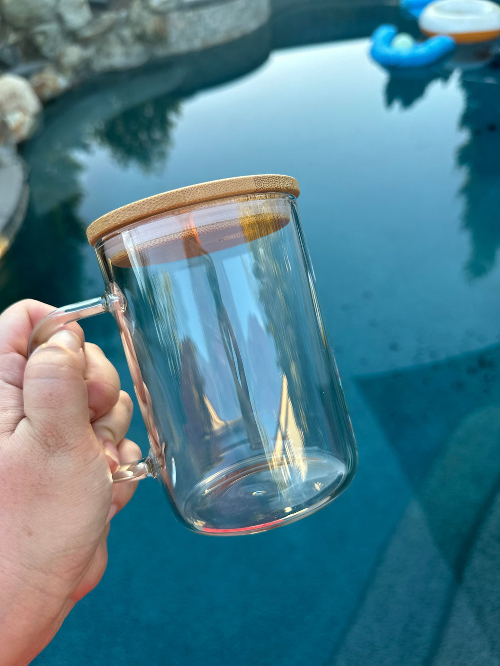 Sublimation Glass Coffee Mug 15oz