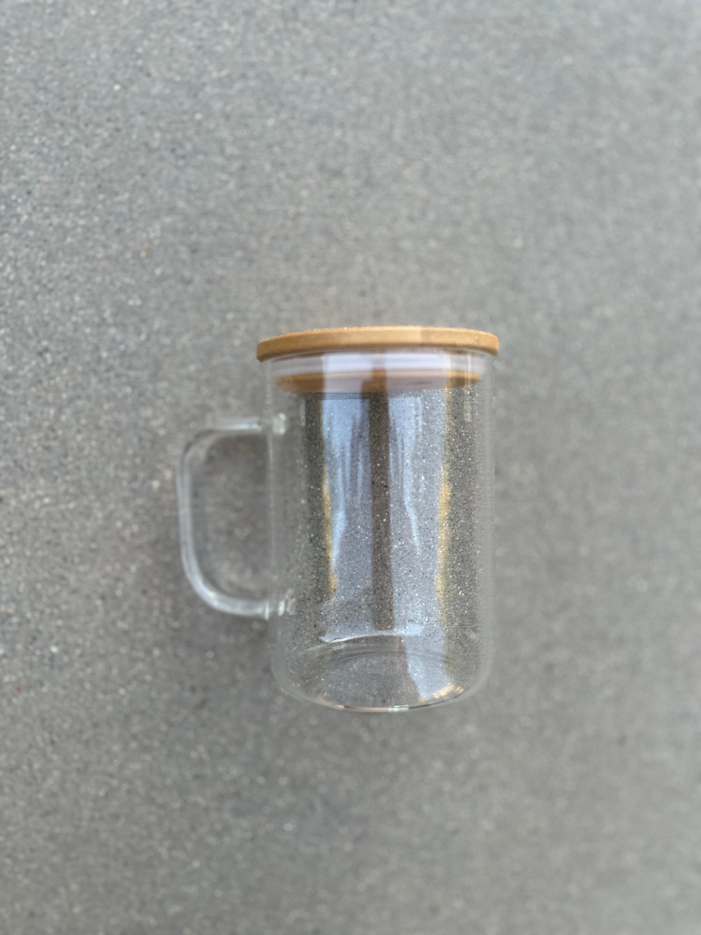 Sublimation Glass Coffee Mug 15oz