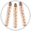 3 Pack LED E27 T185 4W Filament Glass Retro Warm White~1015