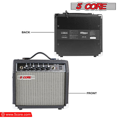 5 Core Guitar Amp For Electric Bass Acoustic Portable Amplifier