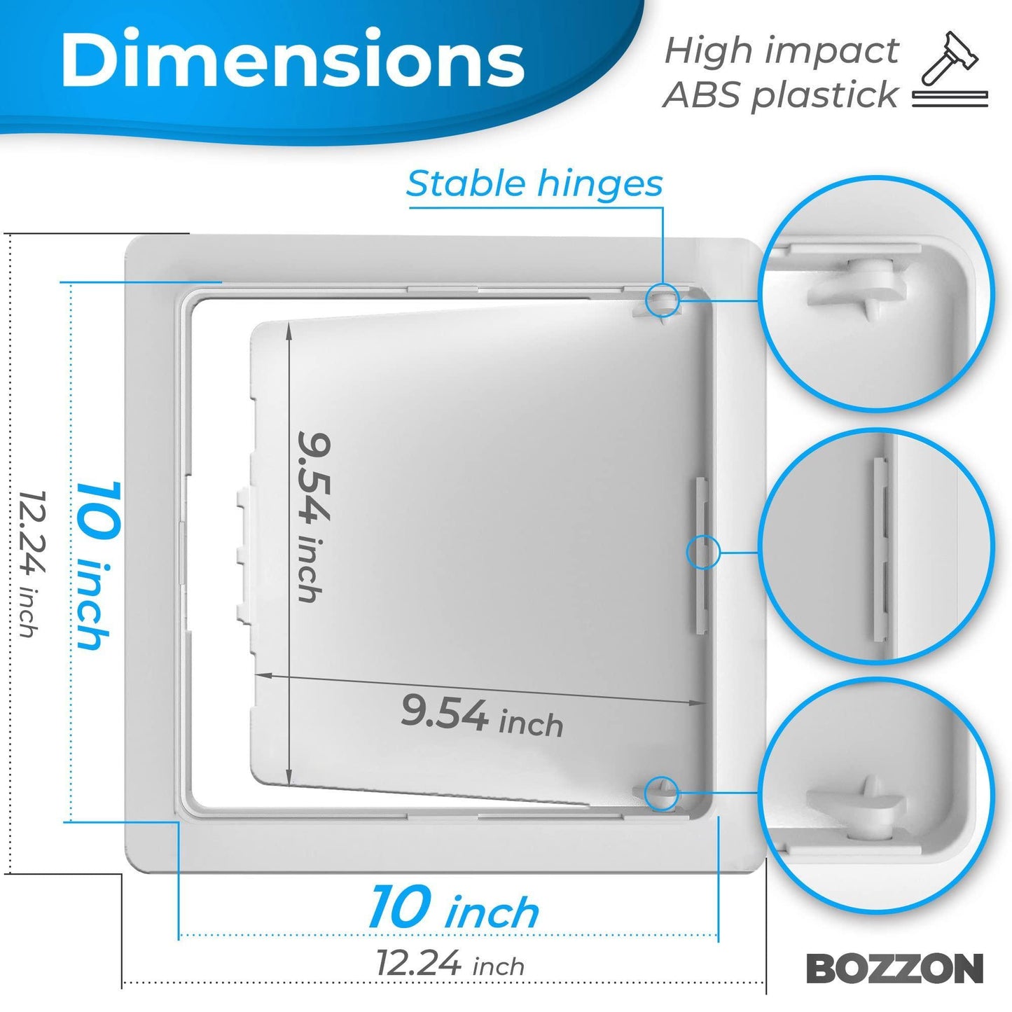 Access Panel for Drywall   10x10 inch   Wall Hole Cover   Access Door