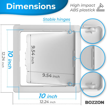 Access Panel for Drywall   10x10 inch   Wall Hole Cover   Access Door