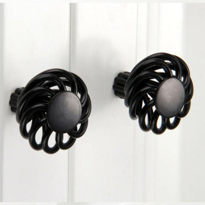 Kitchen Cabinet - Drawer Pulls & Door Furniture Handles in Black ~1330