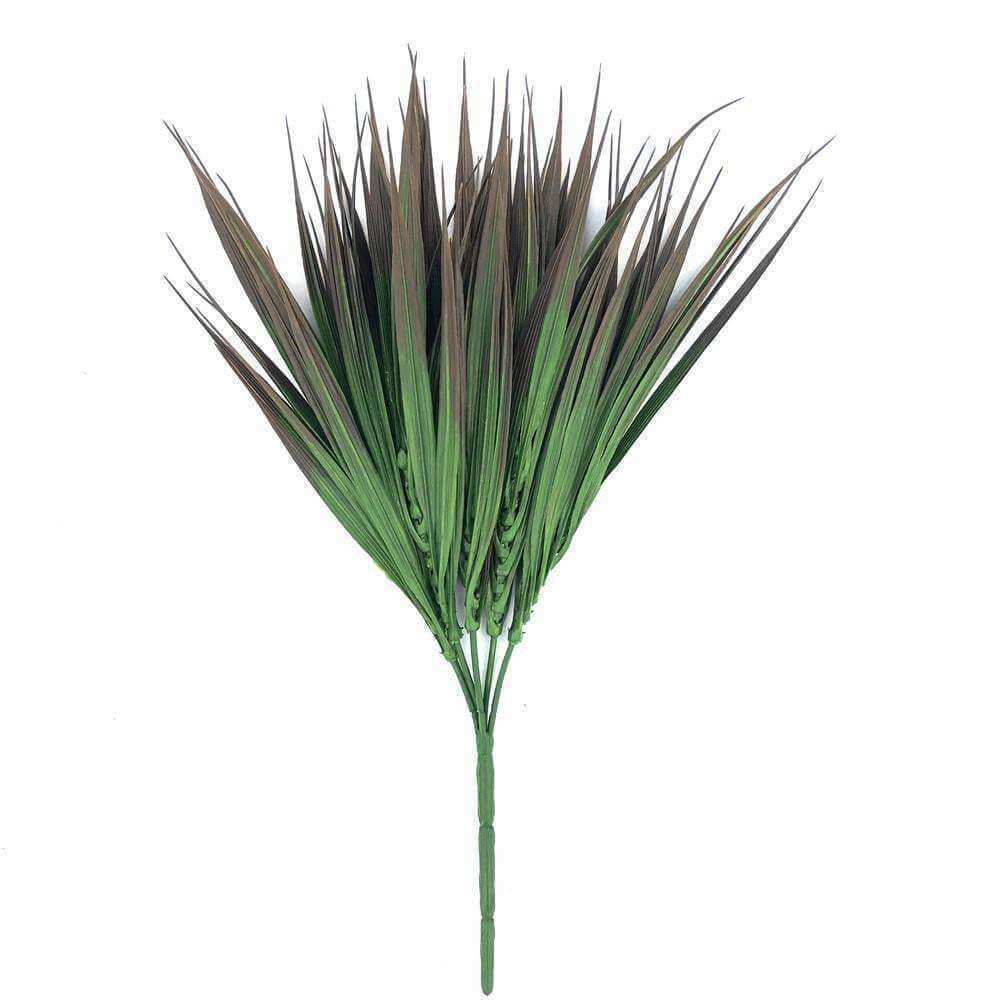 (5 Pack) Artificial Stem Brown Tipped Fake Grass Plant 35cm Secondary image