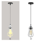 Ceiling Rose Balloon Cage Hanging Pendant Lamp Holder Light Fitting