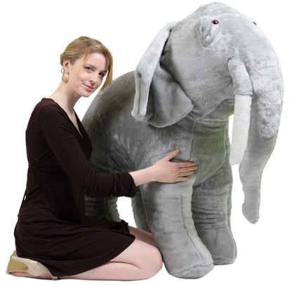 American Made Giant Stuffed Elephant 48 Inch Soft Big Plush Realistic