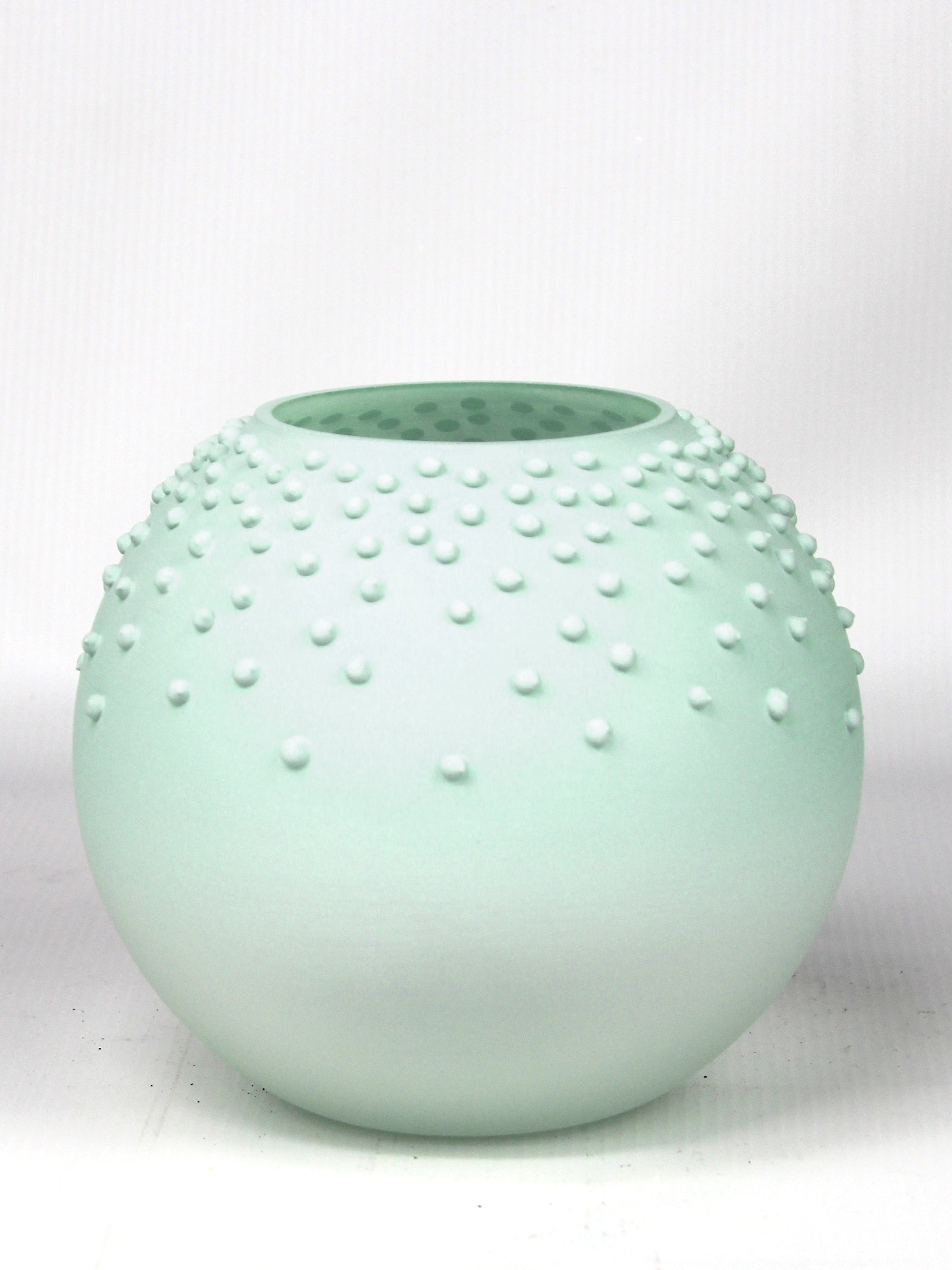 table turquoise art decorative glass vase 5578/180/sh350.1 Main image
