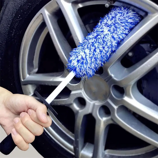 Car Alloy Wheel Cleaning Brush Tool Tire Washing Clean Soft Bristle