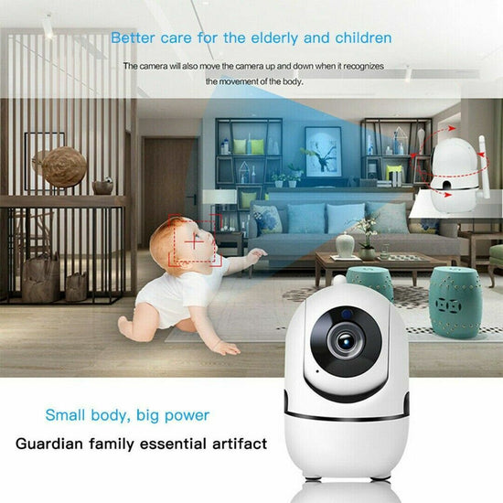 1080P WiFi Wireless Indoor Home Security Camera Night Vision Baby Pet