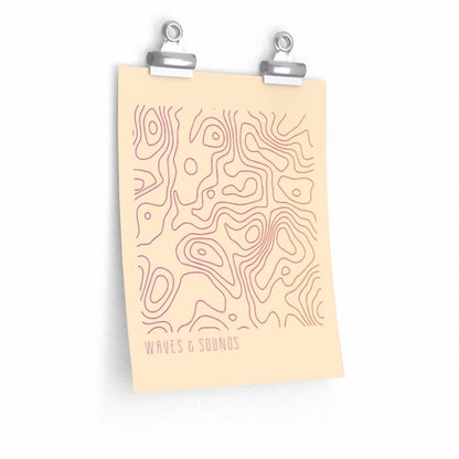 Waves and Sounds Music Poster