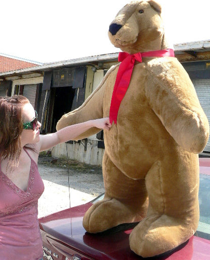 American Made Giant Brown Bear 60 Inches Soft Big Plush Bear Made in