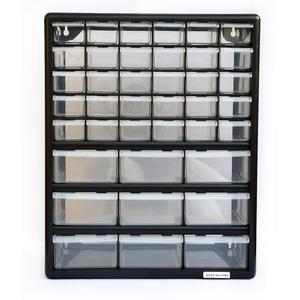 Storage Cabinet Drawers 39 Plastic Tool Box Containers Organiser Main image