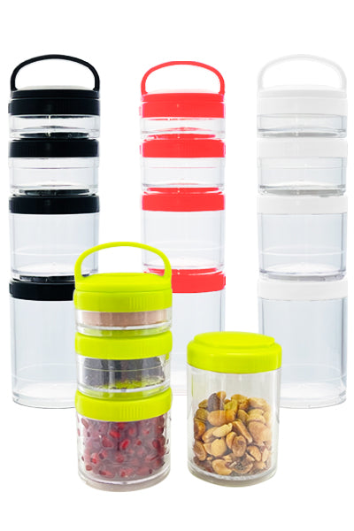 Zunammy Portable Stackable Food Leak Proof Storage Containers ( 2 Pack Main image