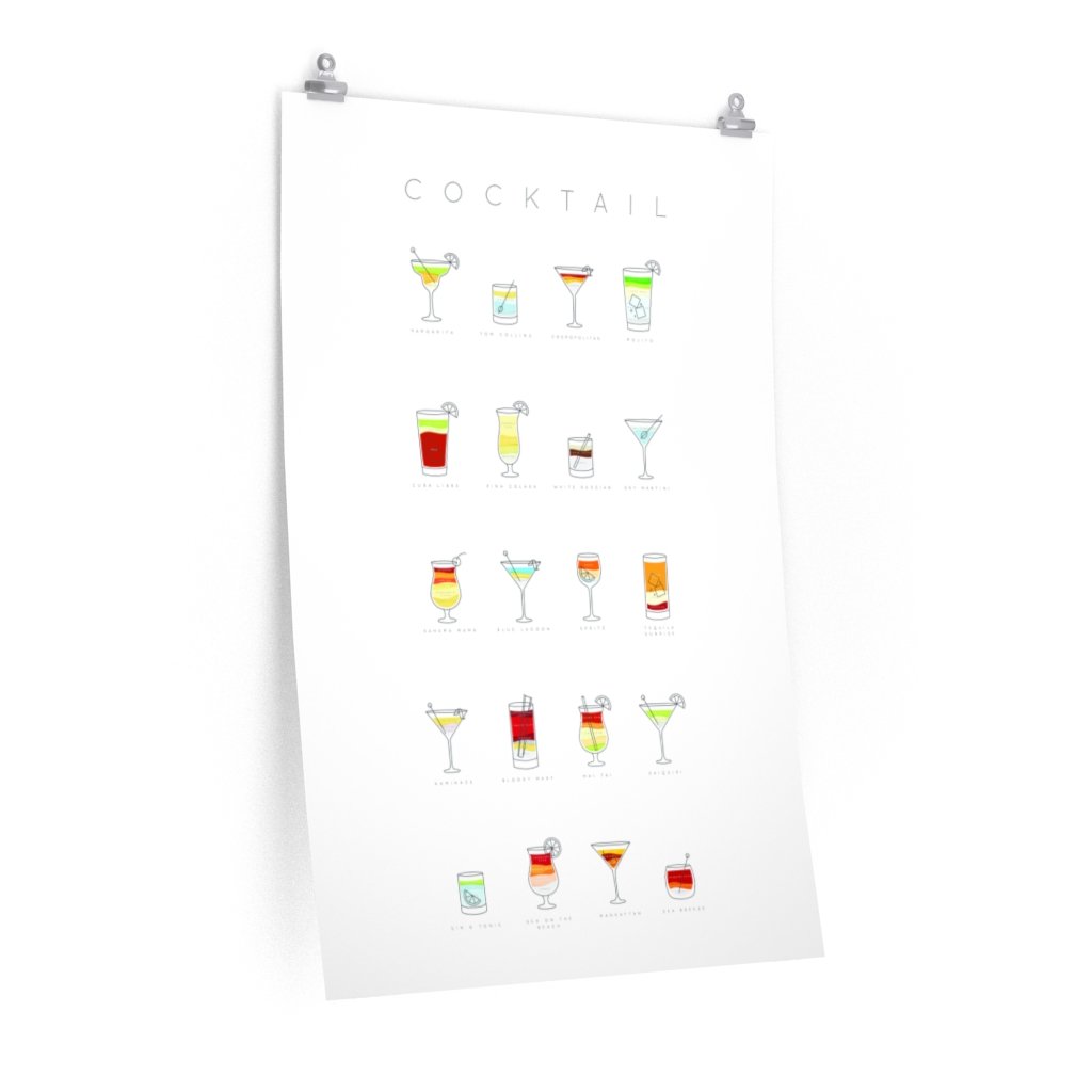 Cocktails Art Poster Decor Secondary image