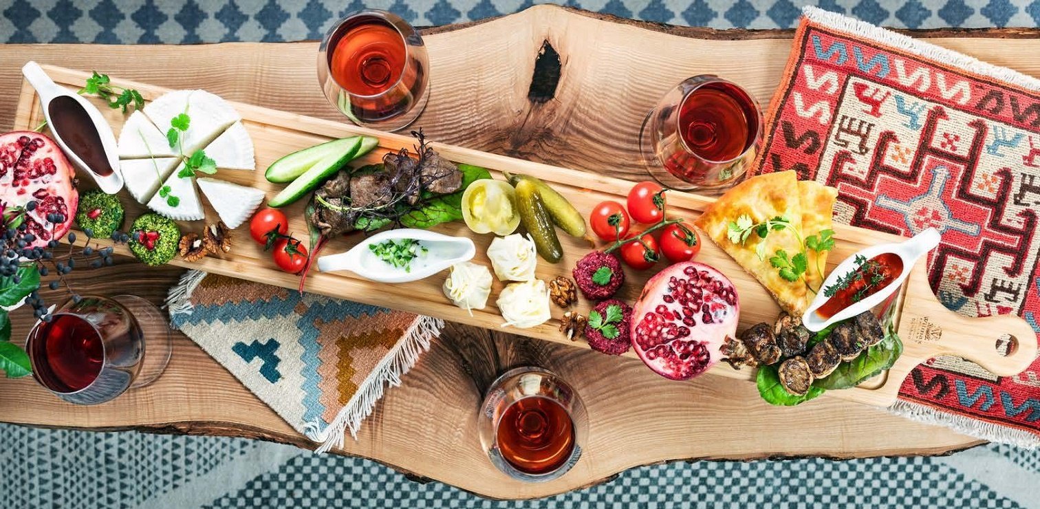 Bamboo Charcuterie Board With Handle 39.4" inch X 5.9" inch | 100 X 15 Secondary image