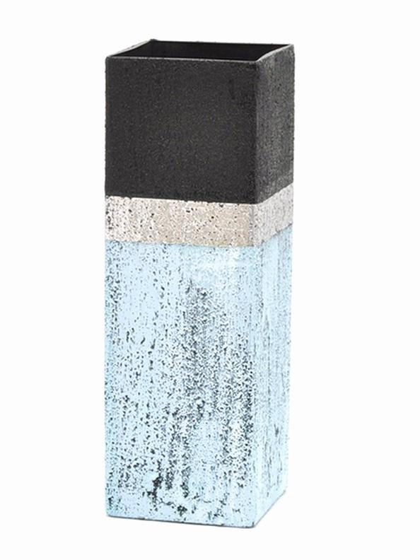 Stone imitation glass vase | Table vase 12 inch | Handpainted vase for Secondary image