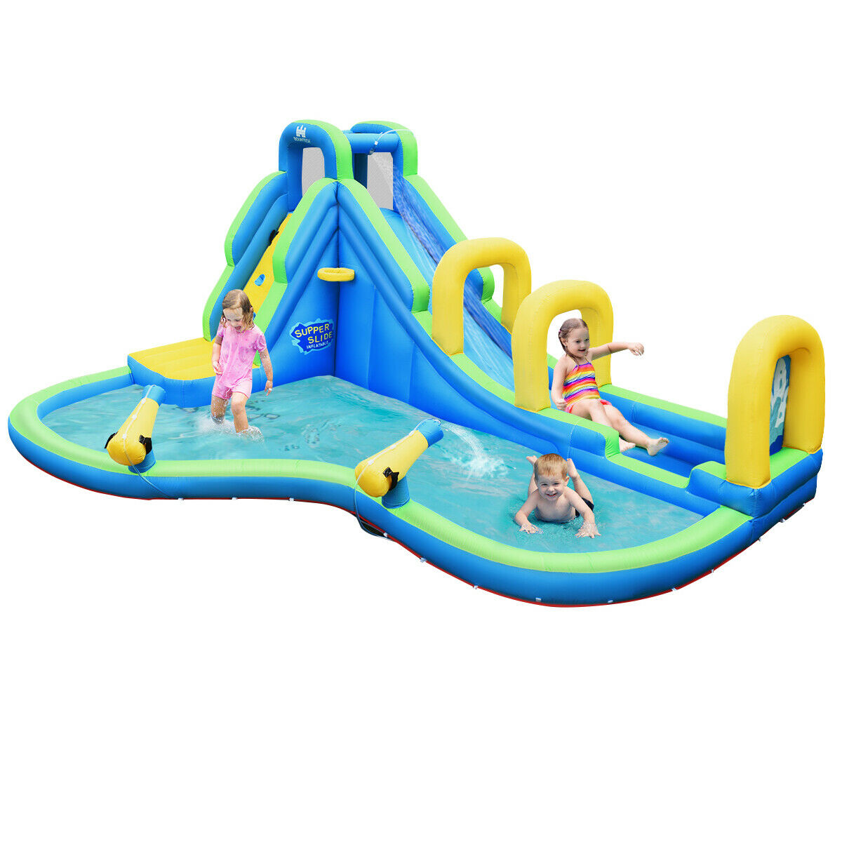 Inflatable Bouncy Castle Water Slides and Climbing