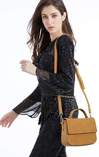 Crossbody Tote Bag Women Medium Square Purse Cross Body Ladies