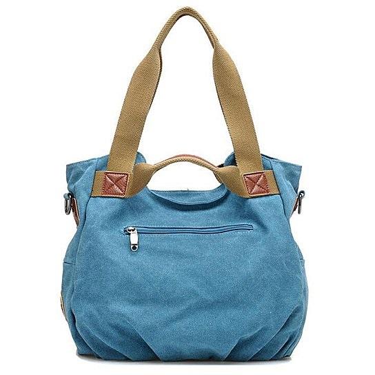 Canvas Satchel Handbag with Free RFID Case in 7 Colors - DUPLICATE