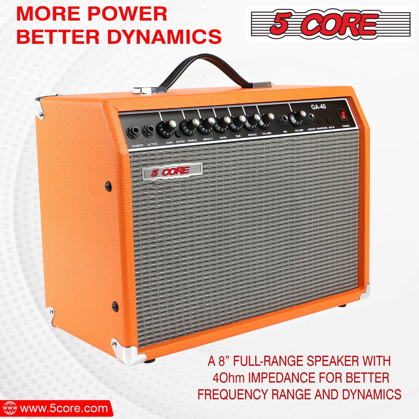 5 Core Guitar Amp For Electric Bass Acoustic Portable Amplifier