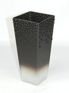 table black art decorative glass vase 7011/250/sh350.4