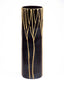 floor burgundy art decorative glass vase 7017/400/sh268