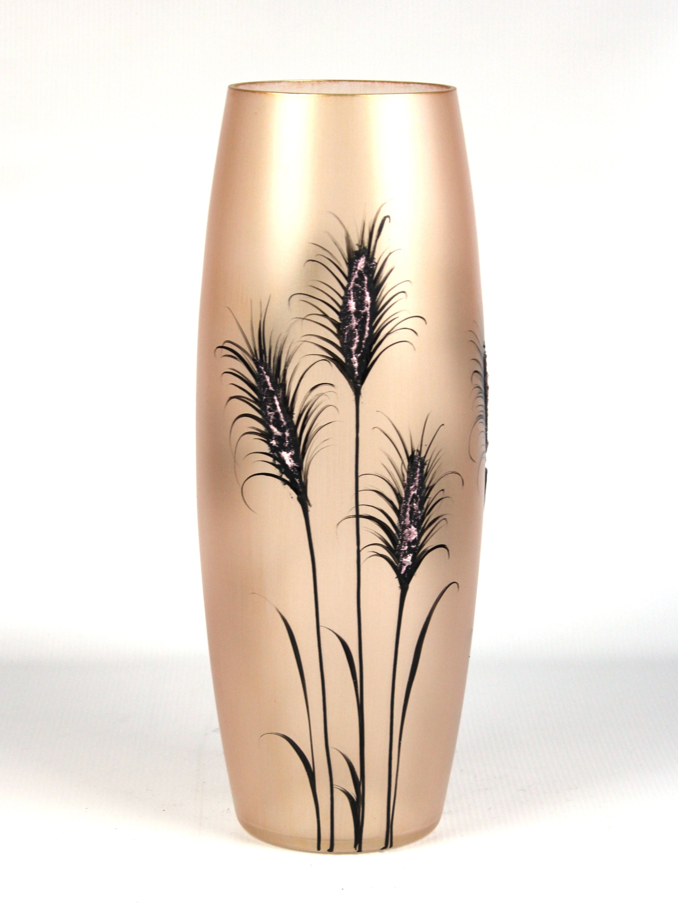 floor lilac art decorative glass vase 7124/400/sh328 Main image