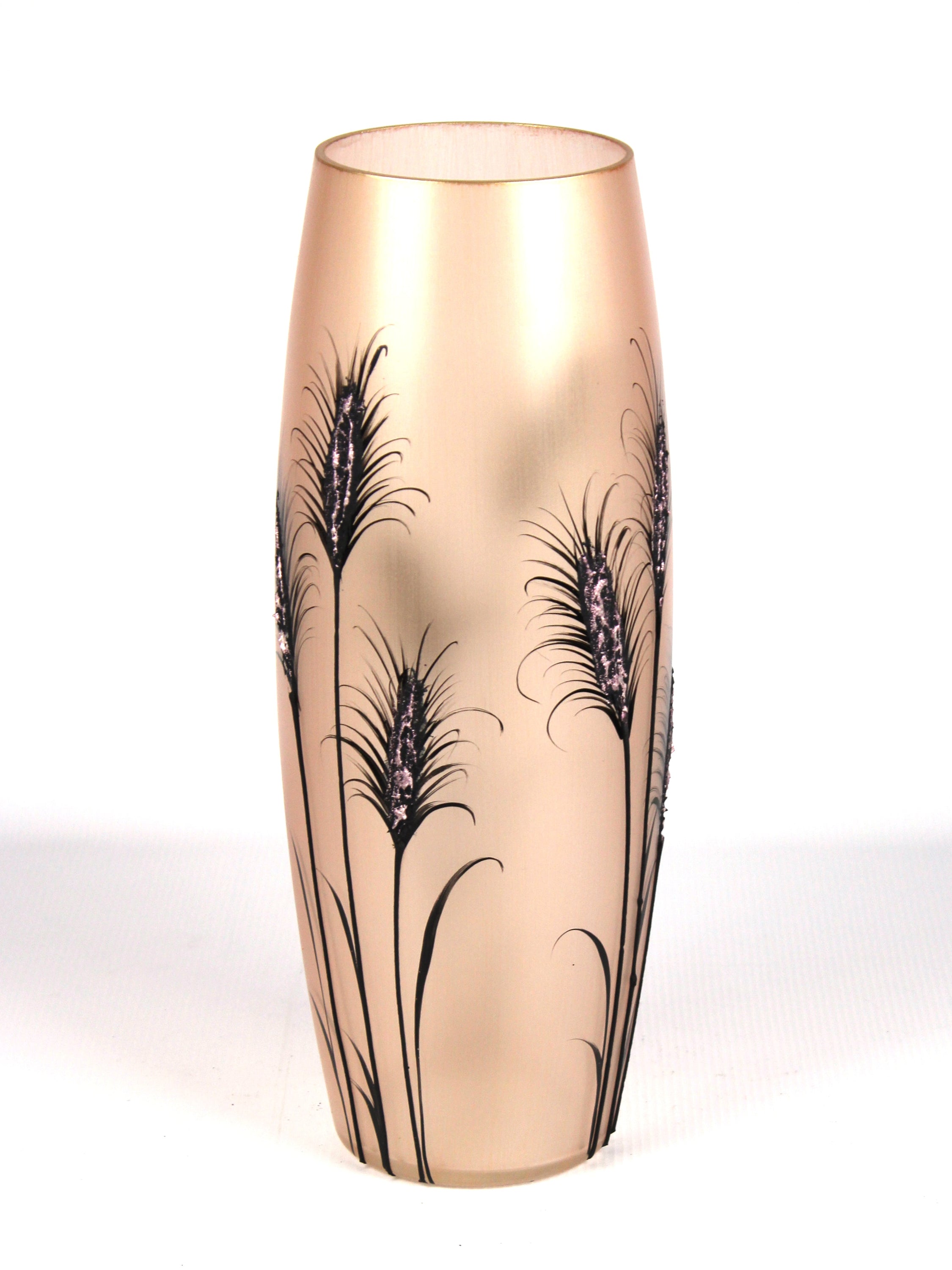floor lilac art decorative glass vase 7124/400/sh328 Secondary image