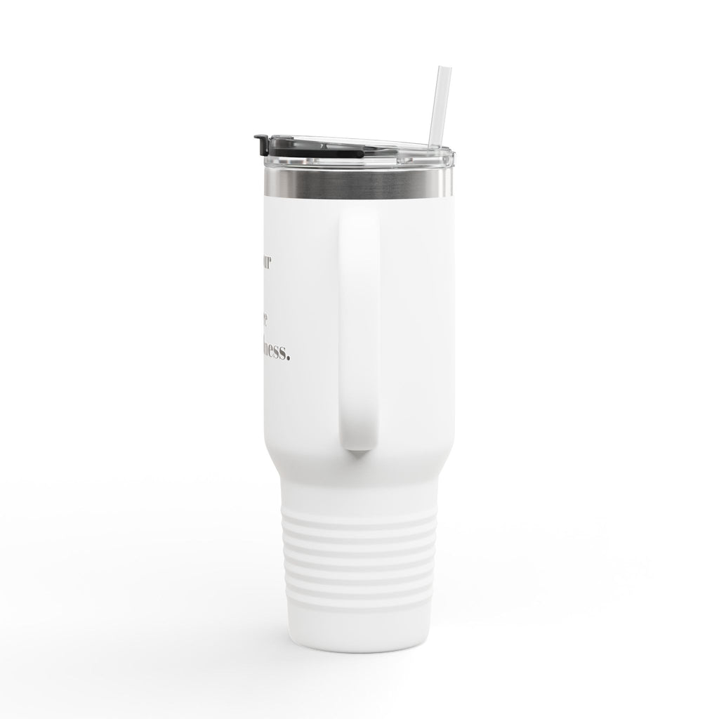 Inspirational Insulated Travel Mug | 40oz - Find Your Flow, Embrace the Stillness