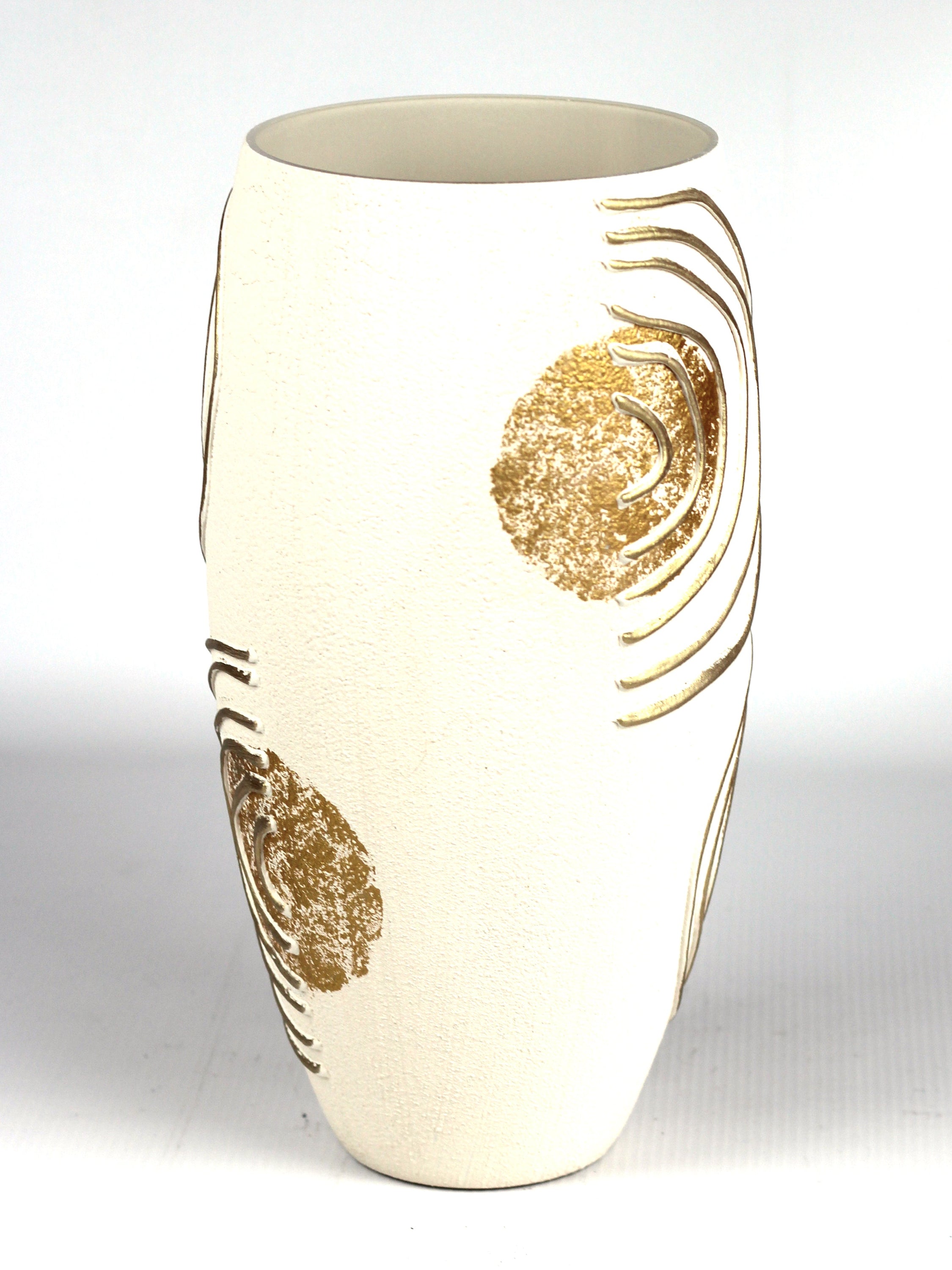 table ivory art decorative glass vase 7518/300/sh339.1 Secondary image