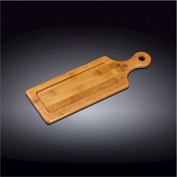 Bamboo Tray 11" inch X 3.75" inch | For Appetizers / Barbecue / Burger Secondary image