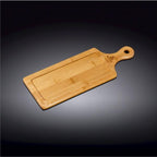 Bamboo Tray 11.75" inch X 4.5" inch | For Appetizers / Barbecue /