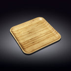 Bamboo Square Plate 11" inch X 11" inch |For Appetizers / Barbecue /
