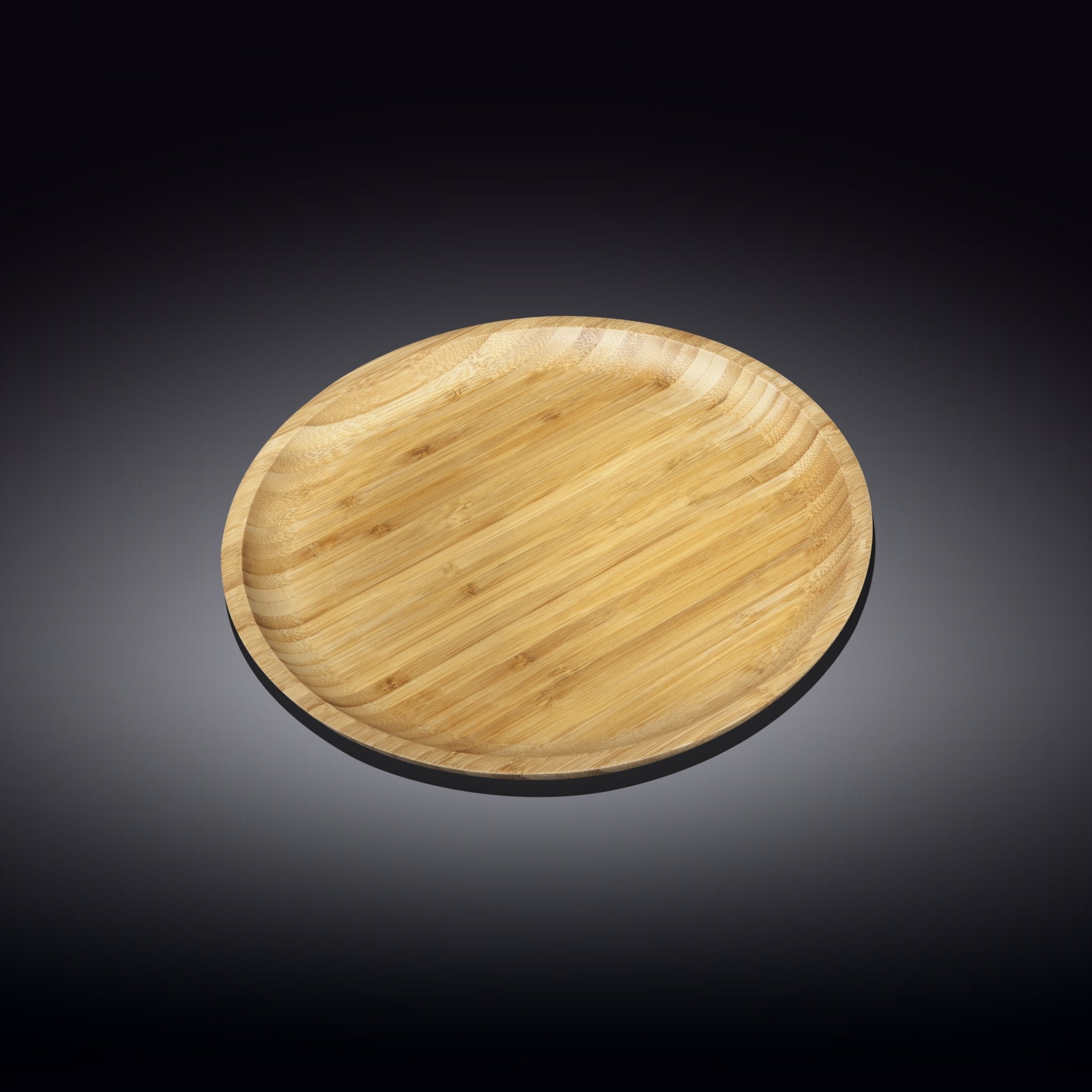 Bamboo Round Plate 8" inch |For Appetizers / Barbecue / Steak Secondary image