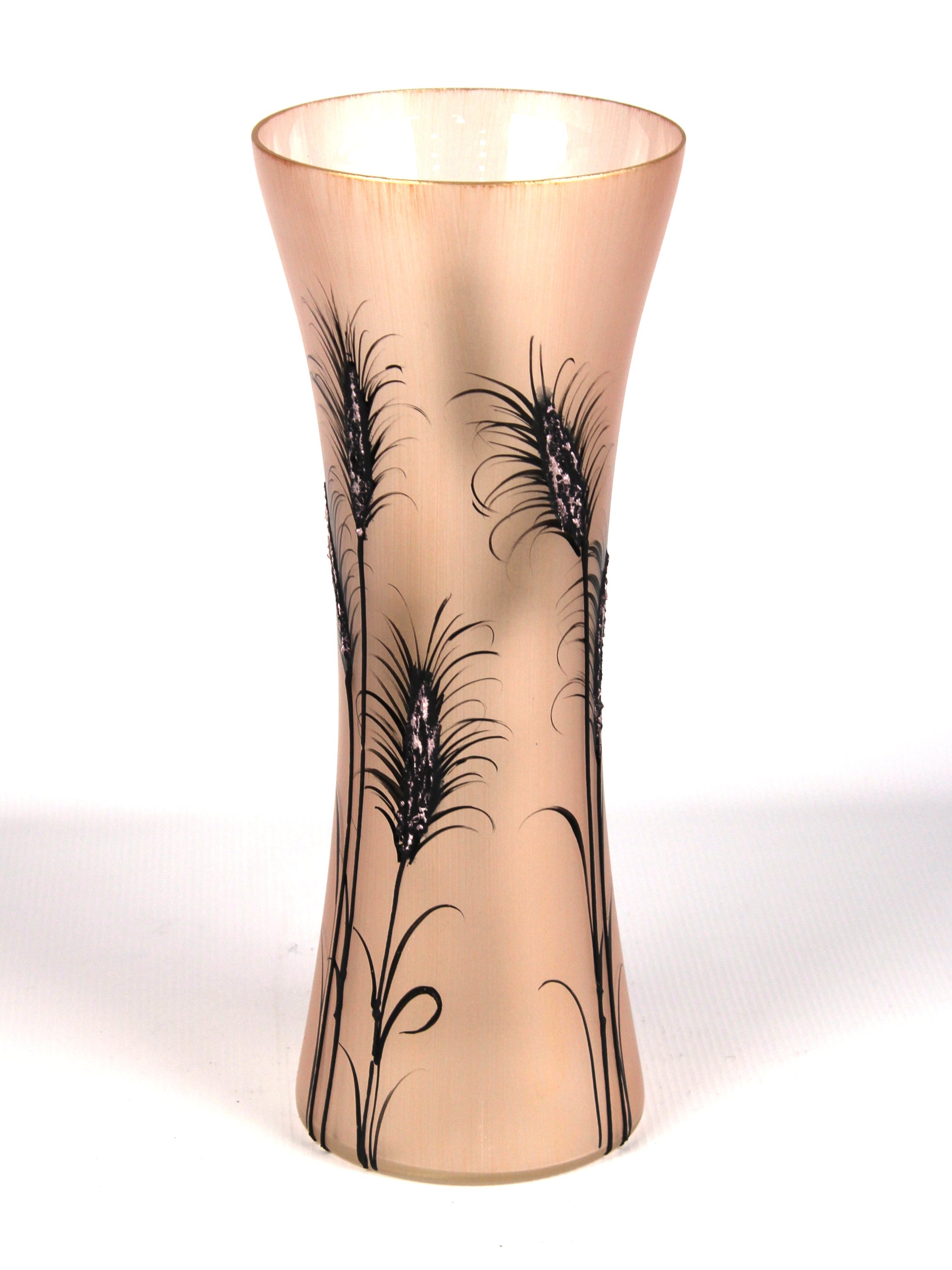 floor lilac art decorative glass vase 7756/360/sh328 Secondary image