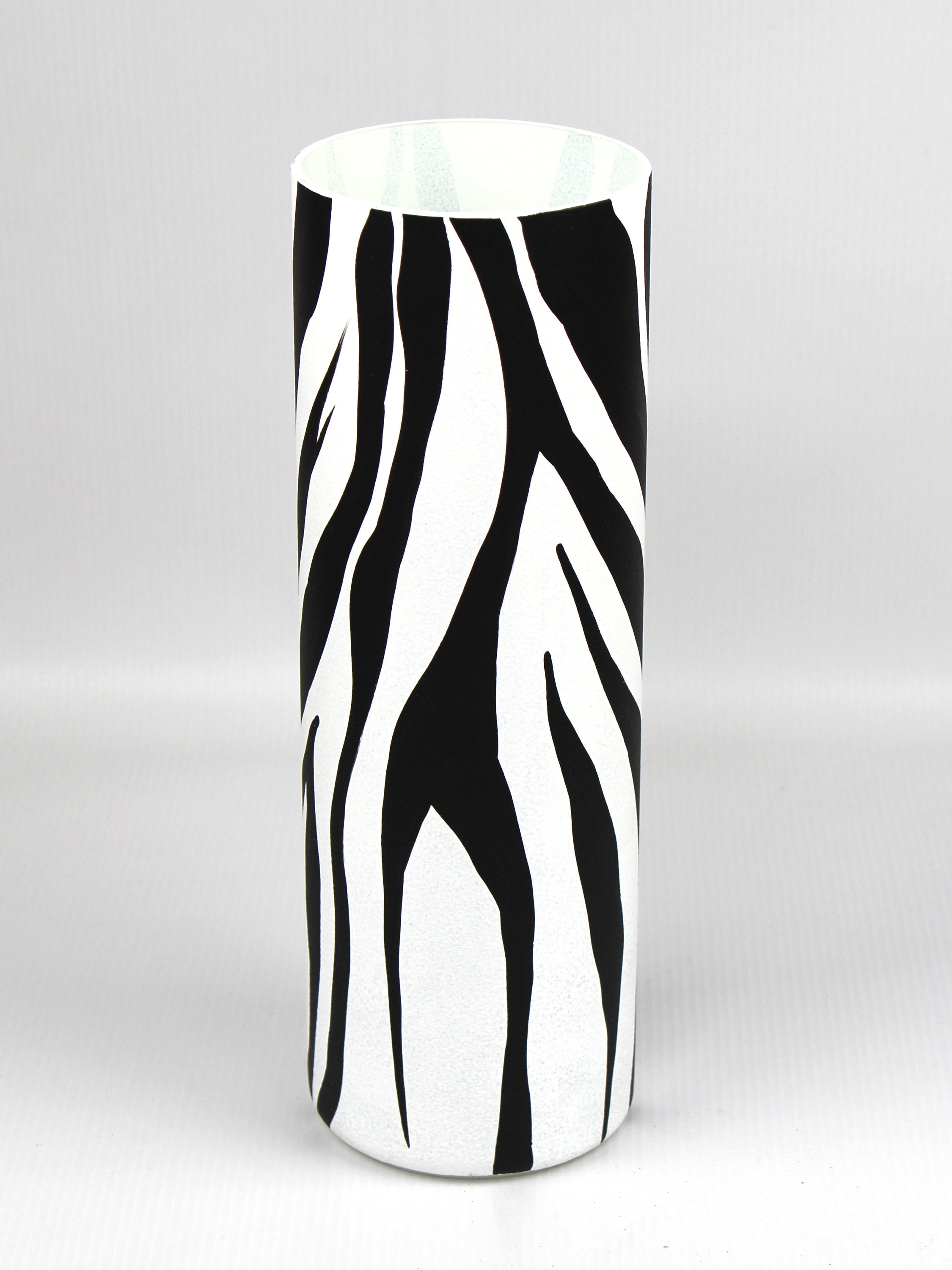table black&white art decorative glass vase 7856/300/sh224 Main image
