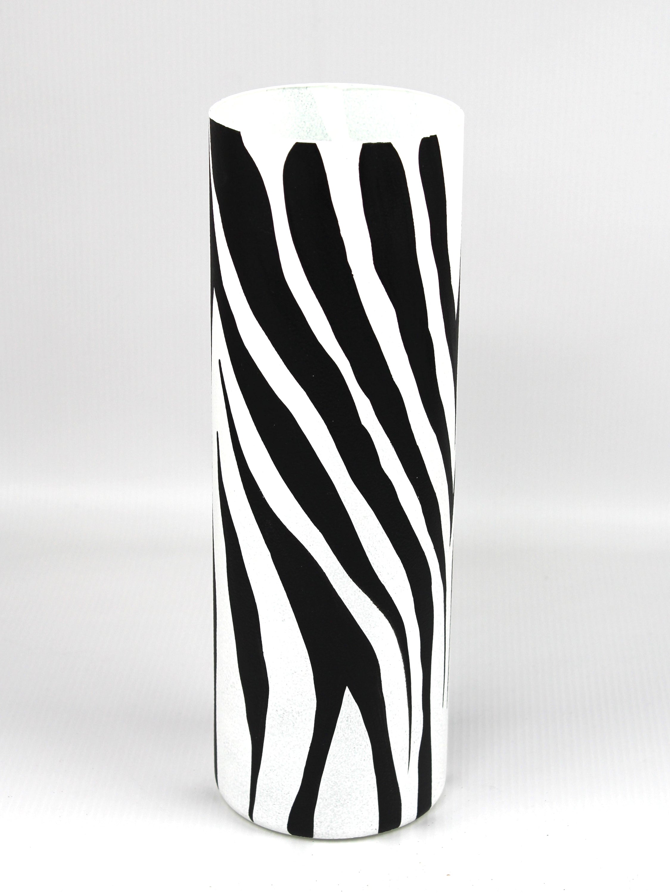 table black&white art decorative glass vase 7856/300/sh224 Secondary image