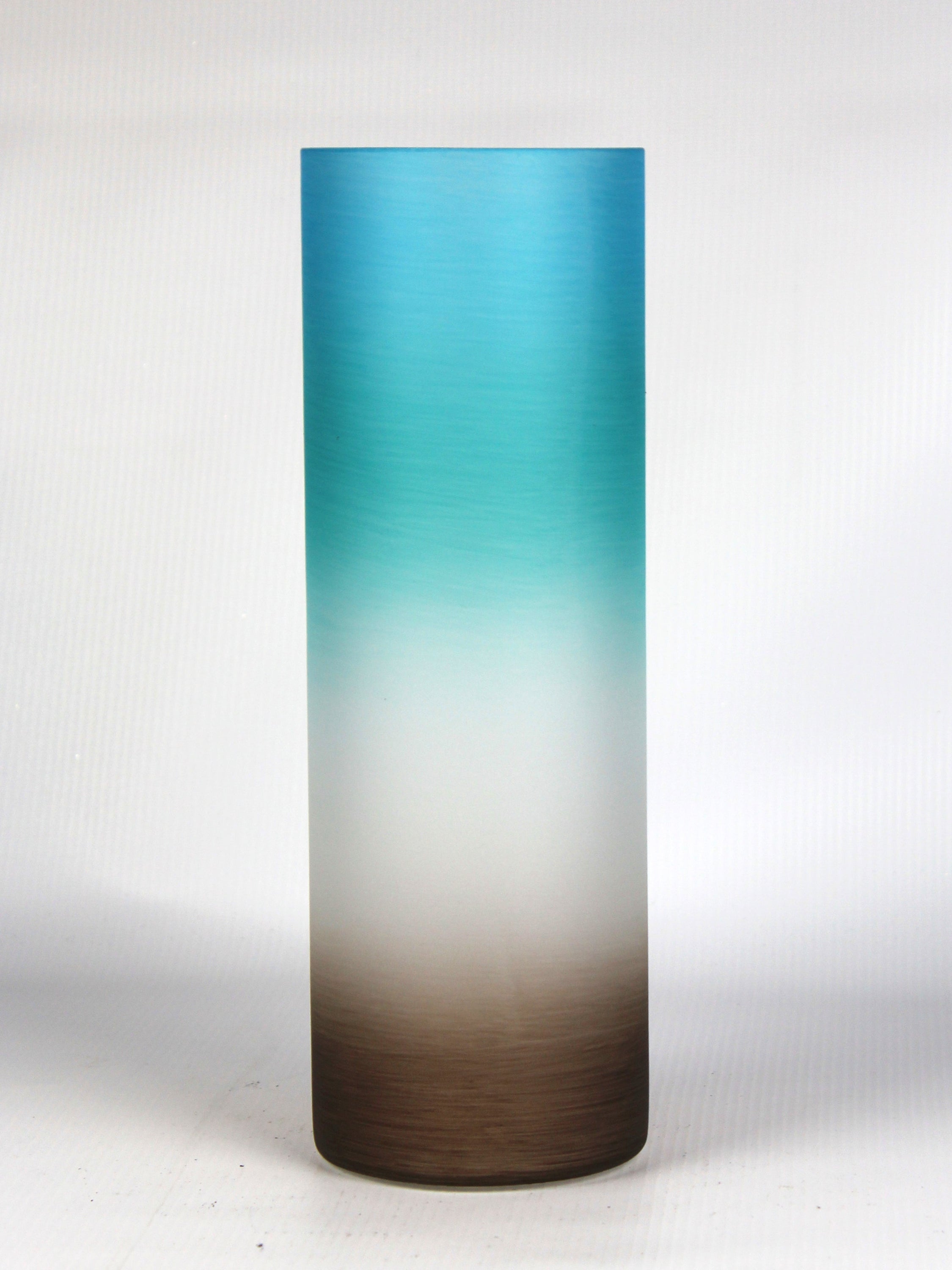 table blue art decorative glass vase 7856/300/sh317 Main image