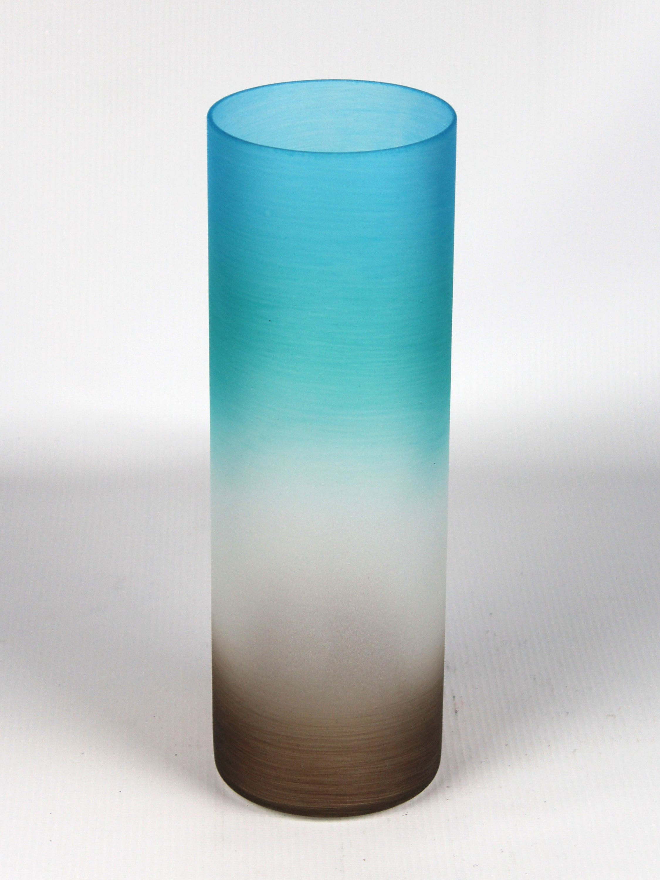 table blue art decorative glass vase 7856/300/sh317 Secondary image
