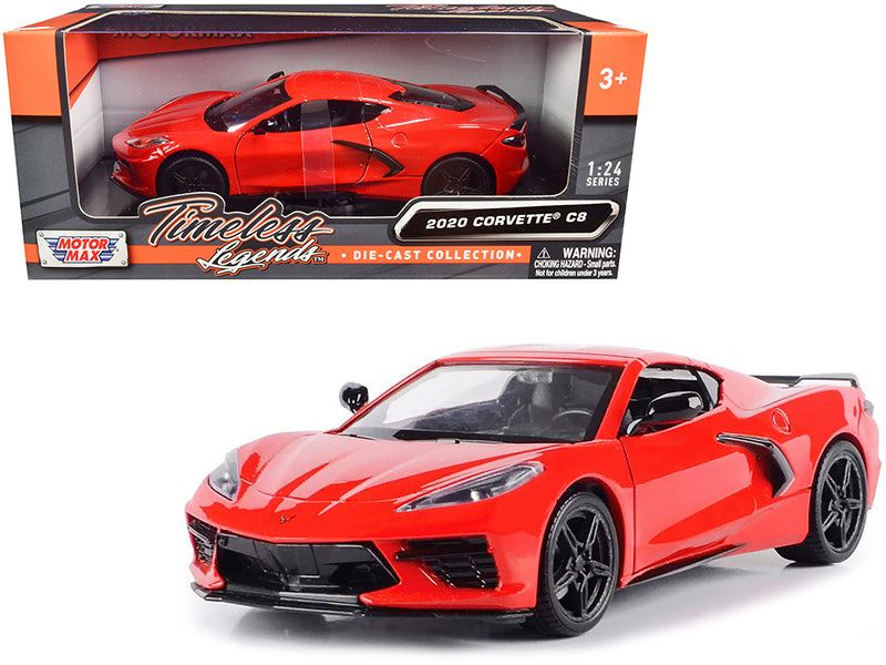 2020 Chevrolet Corvette C8 Stingray Red \Timeless Legends\" 1/24