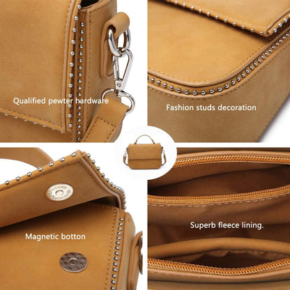 Crossbody Tote Bag Women Medium Square Purse Cross Body Ladies