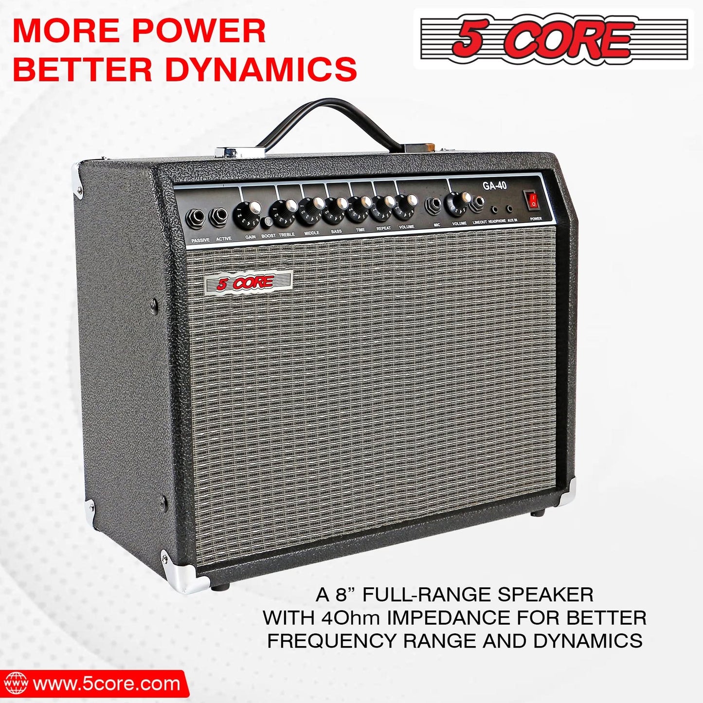 5 Core Guitar Amp For Electric Bass Acoustic Portable Amplifier