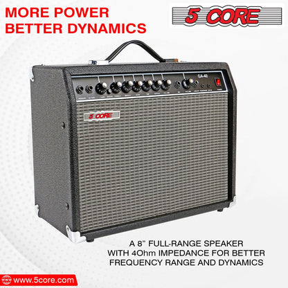 5 Core Guitar Amp For Electric Bass Acoustic Portable Amplifier