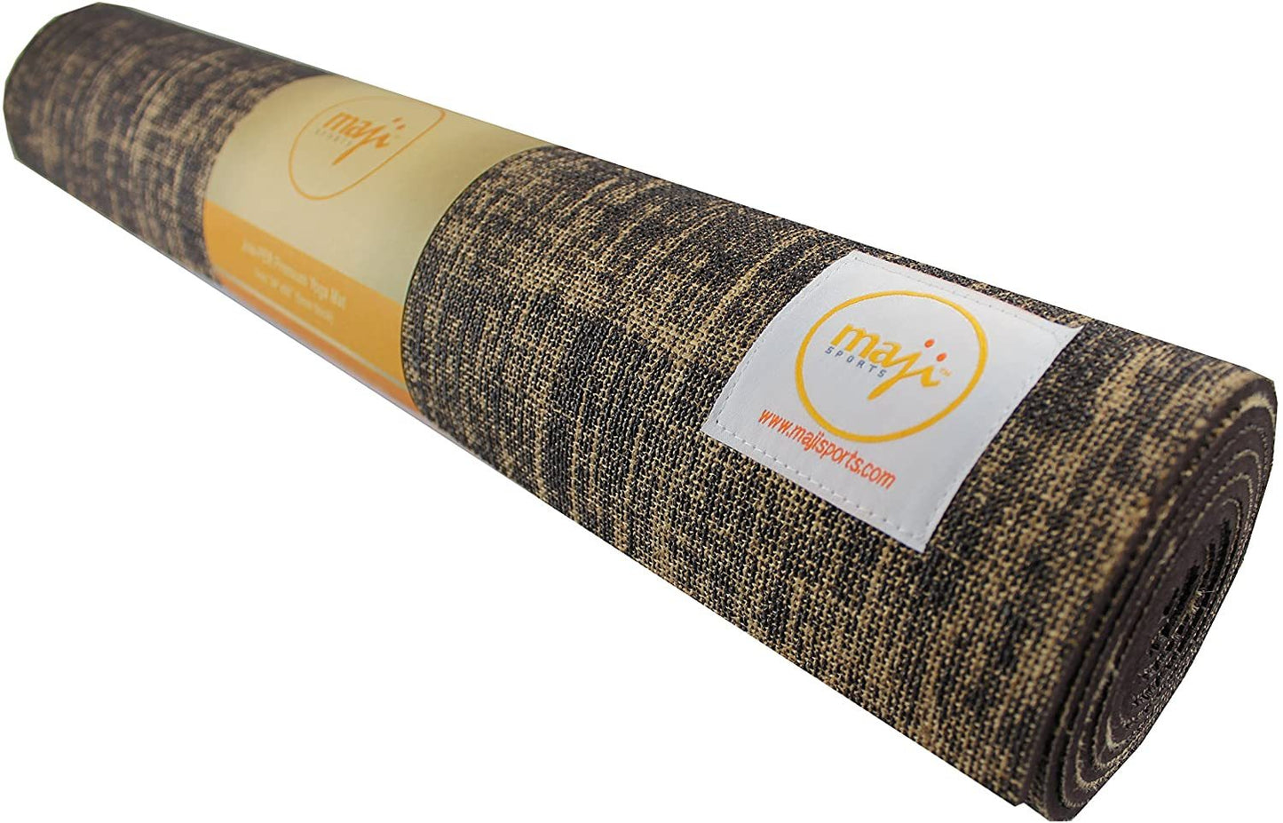 Jute Premium Eco Yoga Mat + Foot Massager (7.5cm x 17.5cm)