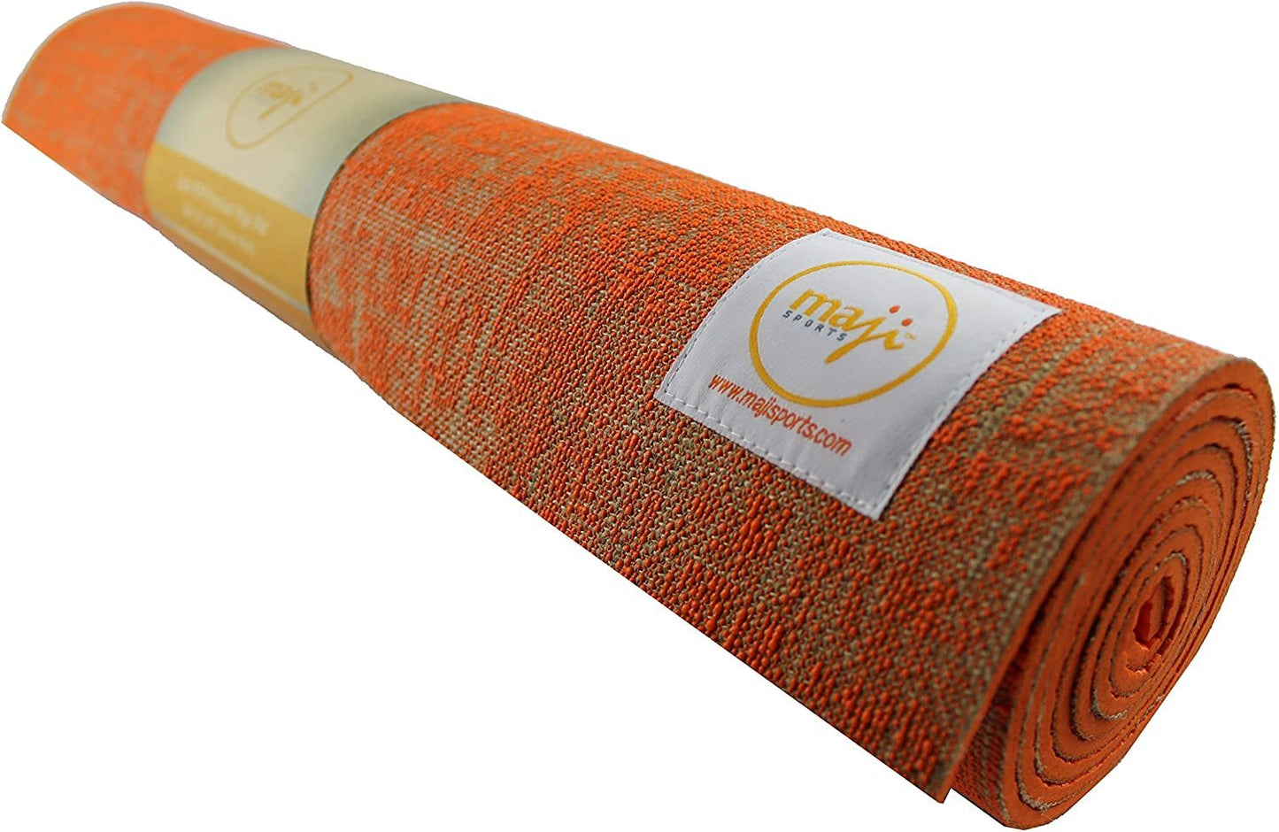Jute Premium Eco Yoga Mat + Foot Massager (7.5cm x 17.5cm)
